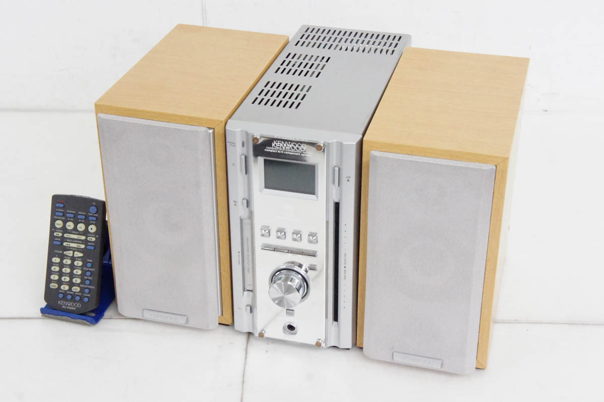 中古 KENWOODケンウッド MD/CDコンパクトHi-Fiコンポーネントシステム CD／MD／ラジオ ES-3MD CD/MDコンポ