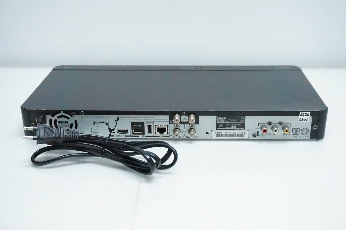 中古 東芝TOSHIBA ブルーレイレコーダー DBR-Z410 Wチューナー レグザ