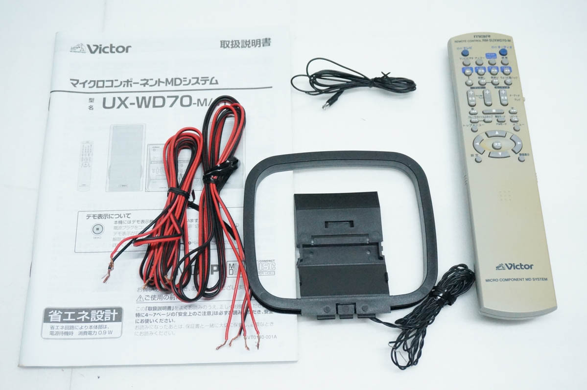 中古 JVC Victorビクター マイクロコンポーネントMDシステム DVD／CD
