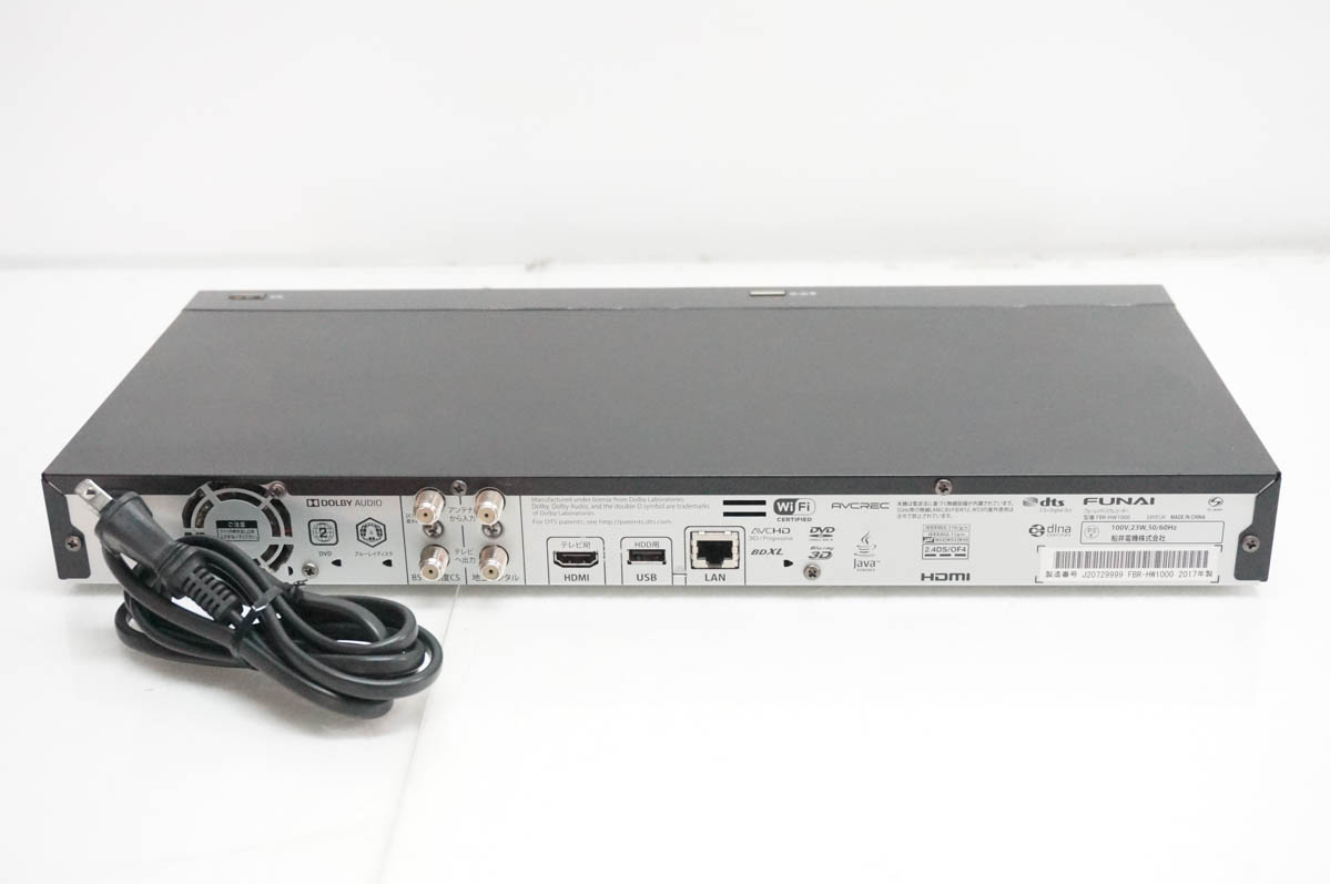 中古 FUNAI船井電機 ブルーレイディスクレ...の詳細画像2