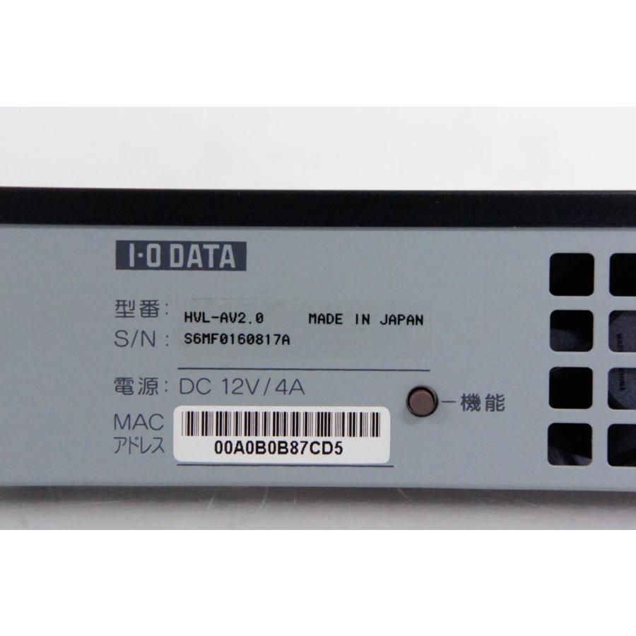 中古 I-O DATA LAN接続 DTCP-IP対応ハイビジョンレコーディングハードディスク RECBOX HVL-AV2.0 2TB｜snet-shop｜04