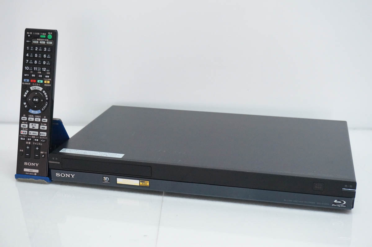 SONY ブルーレイ・ディスクレコーダー BDZ-AT300S 2011年製 blu-ray HDD500GB 録画OK！ 動作確認済 中古品 ④ 中古 SONYソニー ブルーレイディスク/DVDレコーダー BDZ-AT300S