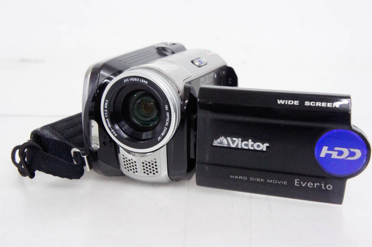 ビデオカメラ　jvc Everio 中古 JVC Victorビクター エブリオEverio ビデオカメラ GZ-MG77