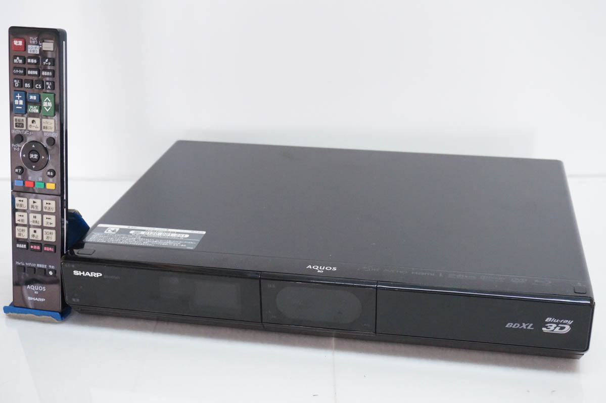 中古 SHARPシャープ ブルーレイディスクレコーダー AQUOSアクオス HDD320GB BD-HDS63 ブルーレイ3Dディスク対応