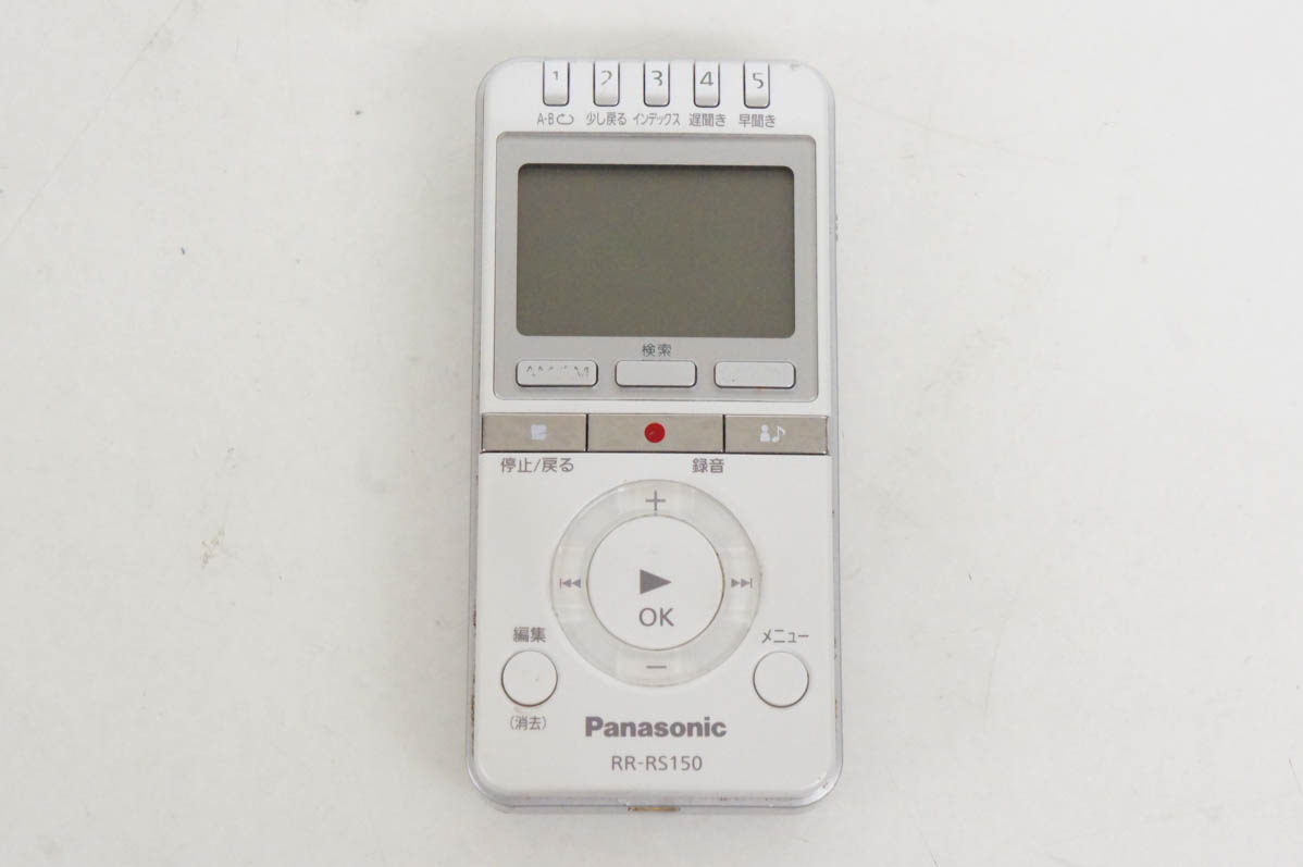 中古 Panasonicパナソニック リニアPCM対応ICレコーダー RR