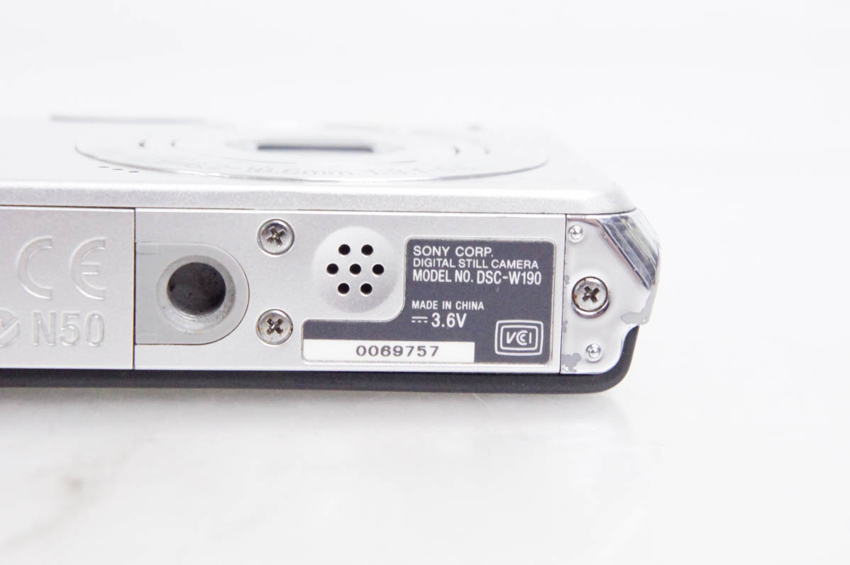 【SONY】Cyber-shot DSC-W190 シルバー Amazon | SONY デジタルカメラ Cyber-Shot(サイバーショット) W190