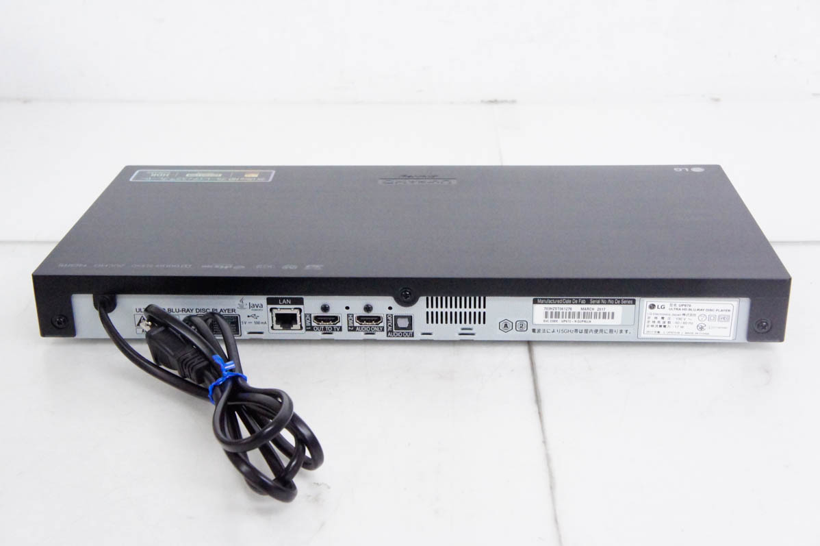 中古 LGエレクトロニクス Ultra HD ブルーレイディスクプレーヤー