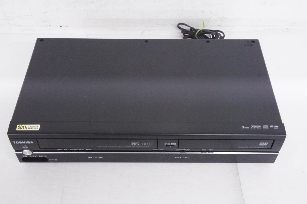C中古 東芝TOSHIBA VTR一体型DVDビデオプレーヤー DVDプレーヤー一体型
