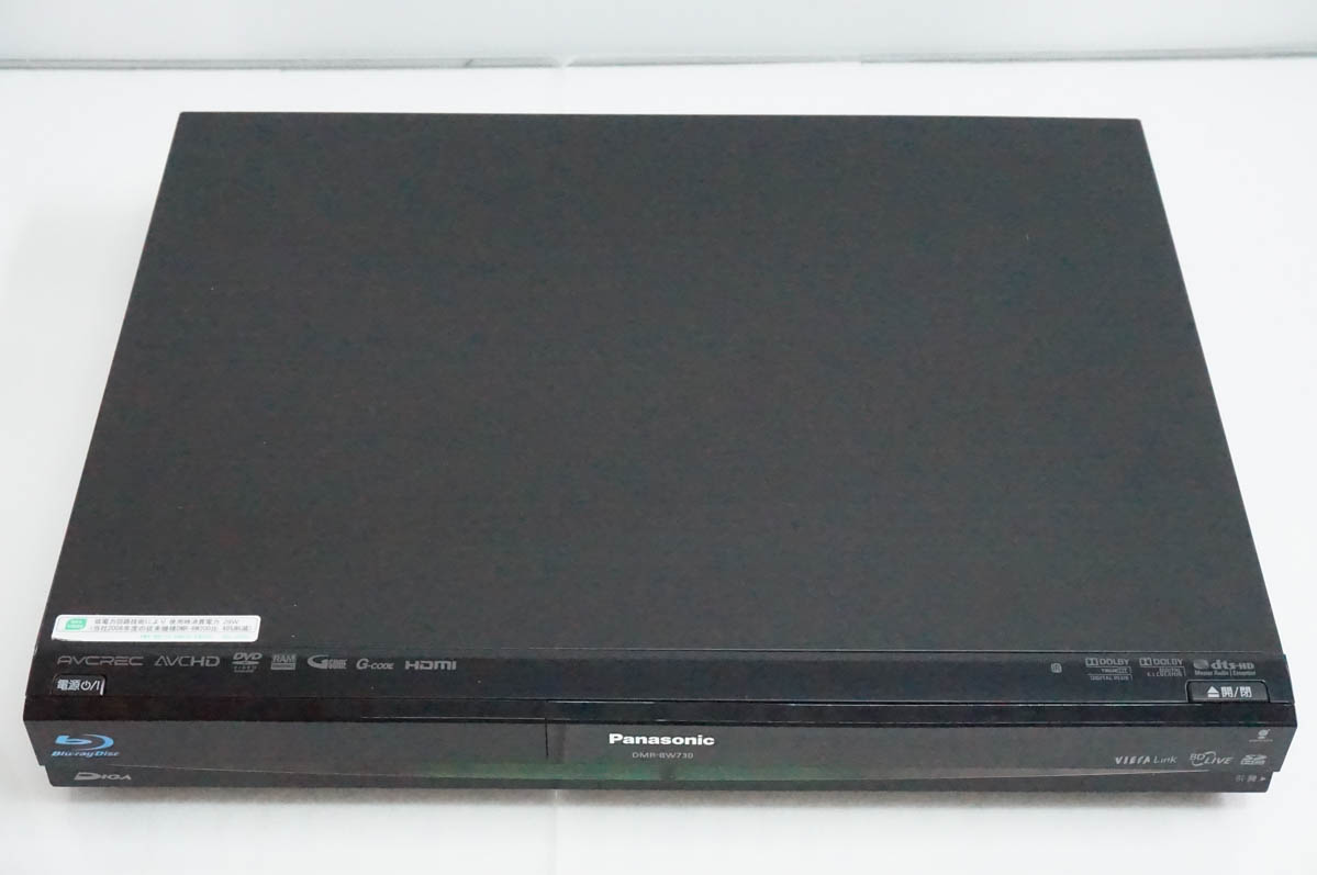 中古 Panasonicパナソニック HDD搭載ハイビジョンブルーレイディスクレコーダー DIGA HDD320GB DMR-BW730-K_1