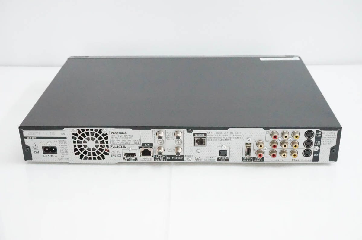 中古 Panasonicパナソニック HDD搭載ハイビジョンブルーレイディスクレコーダー DIGA HDD320GB DMR-BW730-K_2