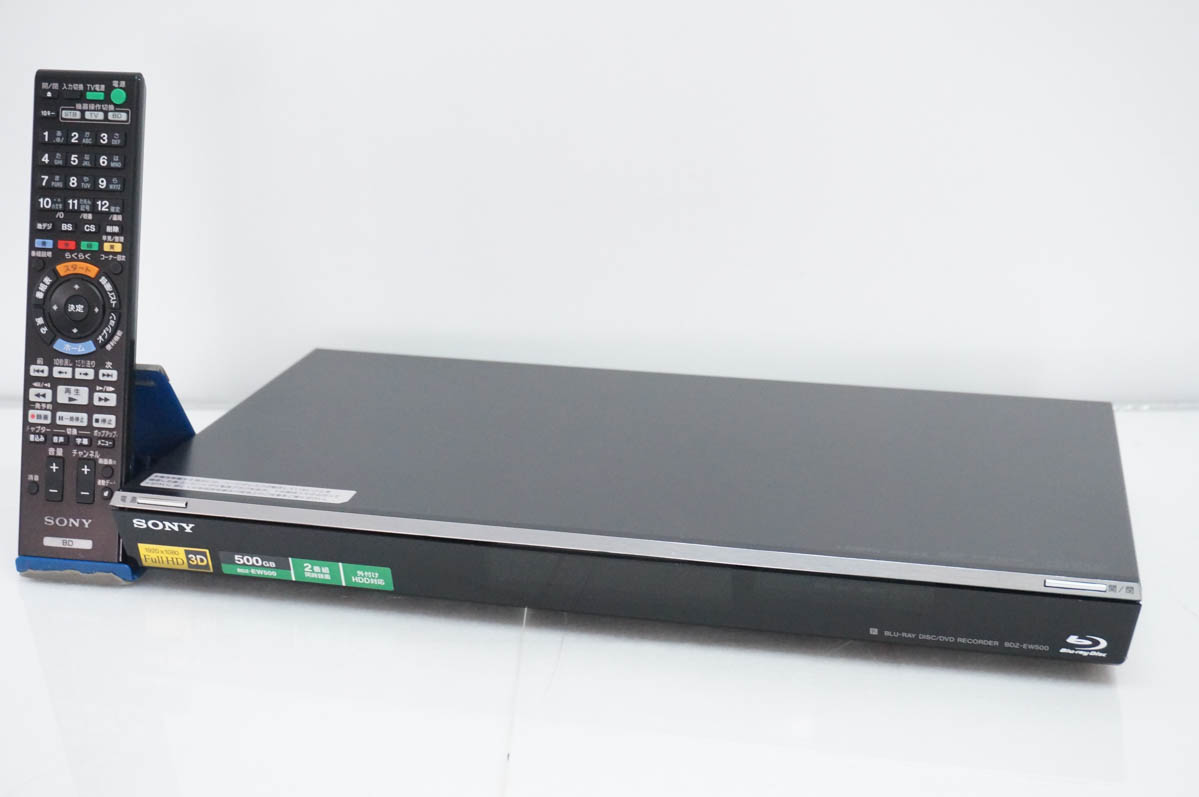 中古 SONYソニー ブルーレイレコーダー BDZ-EW500 HDD500GB ブルーレイ 