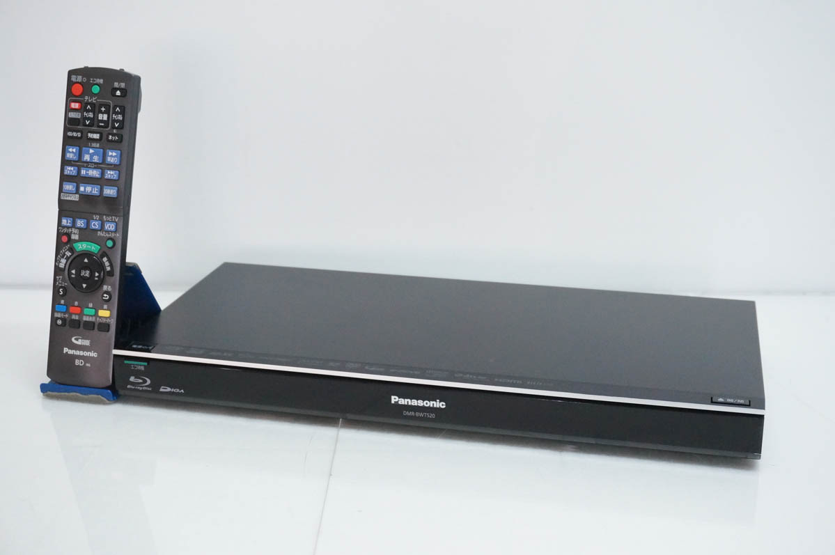中古 Panasonicパナソニック ブルーレイディスクレコーダー DMR-BWT520-K Wチューナー 3D対応 HDD500GB