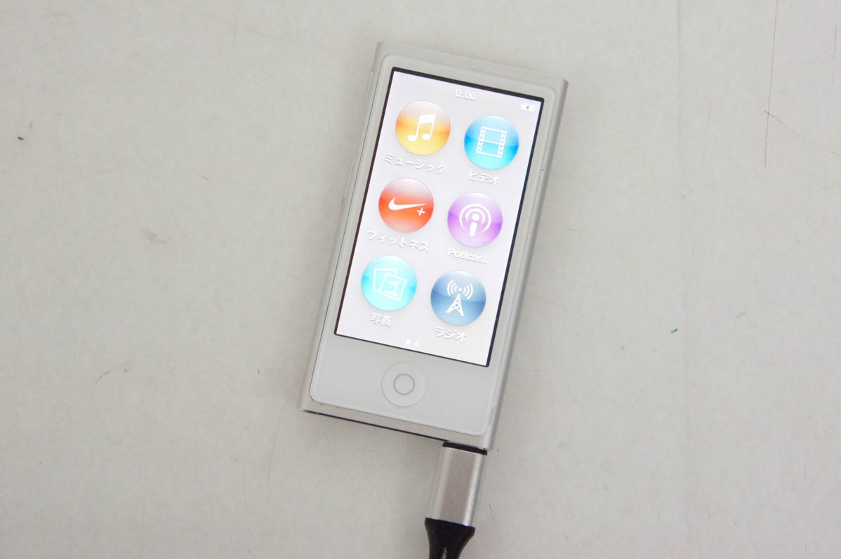 中古】Appleアップル 第7世代 iPod nano 16GB シルバー MD480J 中古 訳