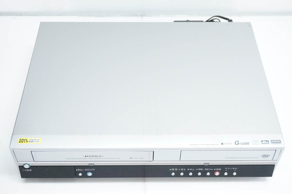 中古 東芝TOSHIBA VTR一体型DVDビデオプレーヤー DVDプレーヤー一体型