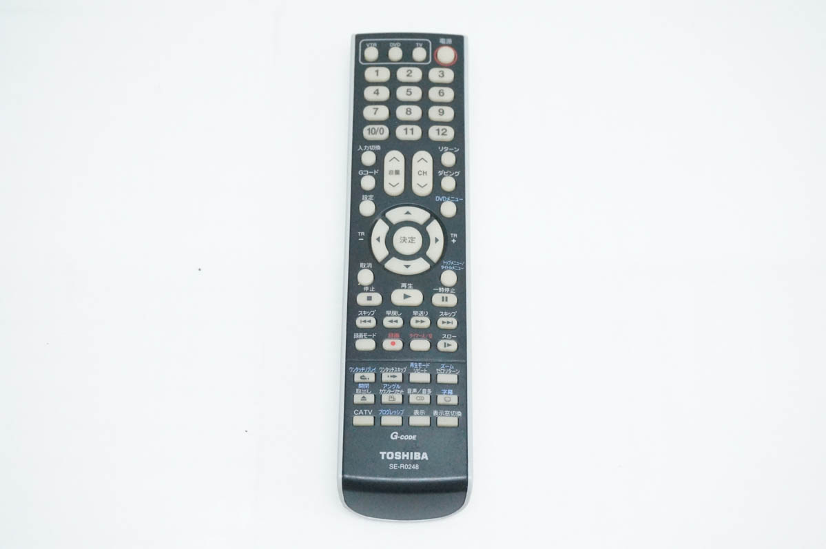 中古 東芝TOSHIBA VTR一体型DVDビデオプレーヤー DVDプレーヤー一体型