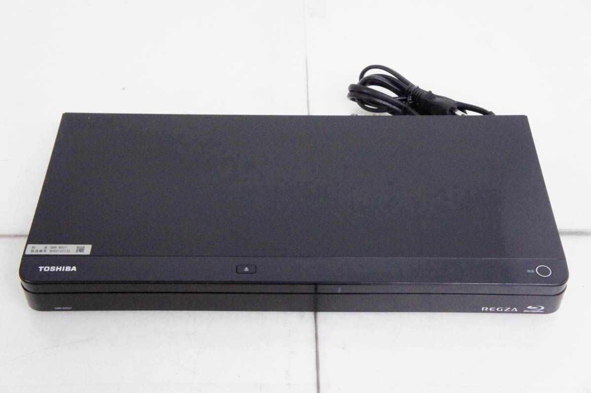 中古 東芝TOSHIBA ブルーレイレコーダー DBR-W507 Wチューナー レグザ