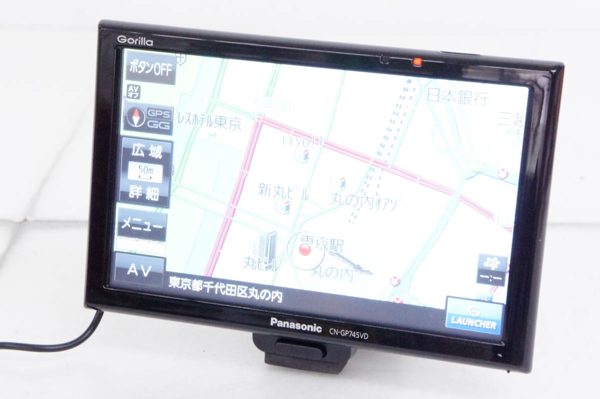 中古 Panasonicパナソニック 7V型 SSDポータブルカーナビゲーション