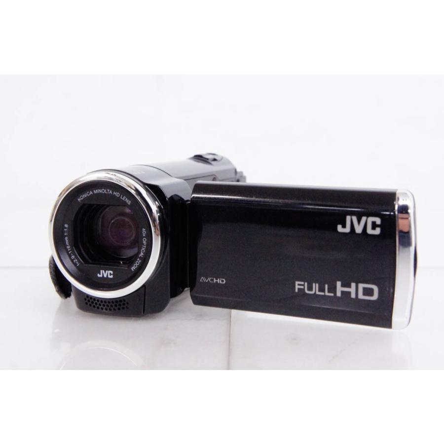 中古 JVC Victorビクター エブリオEverio フルハイビジョンビデオカメラ GZ-E150-N 8GB内蔵メモリー｜snet-shop