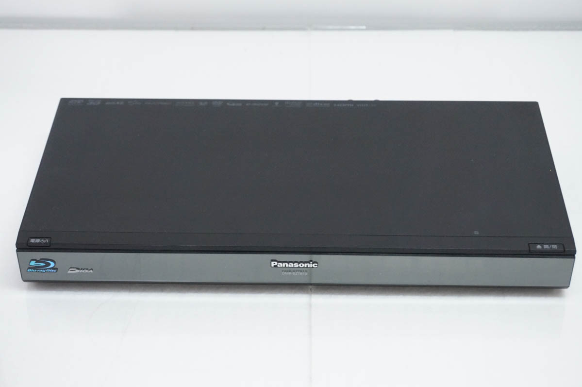 中古 Panasonicパナソニック ブルーレイディスクレコーダー DMR-BZT810-K HDD1TB 3Dディスク対応 トリプルチューナーの画像