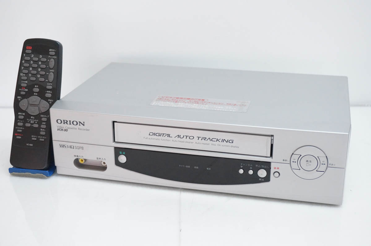 中古 ORIONオリオン ビデオカセットレコーダー VHSビデオデッキ VCR-30R