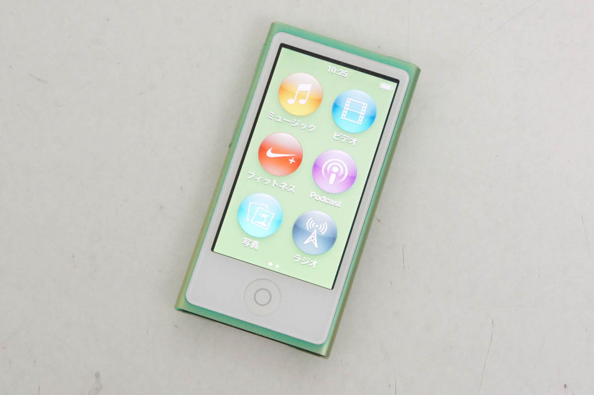 iPod nano MD478J 第7世代　グリーン　16GB 中古 C Appleアップル 第7世代 iPod nano 16GB グリーン MD478J