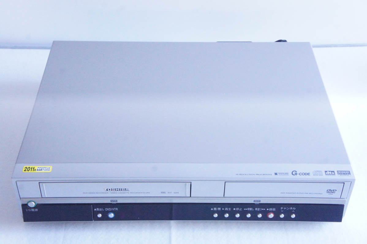 中古 東芝TOSHIBA VTR一体型DVDビデオプレーヤー DVDプレーヤー一体型
