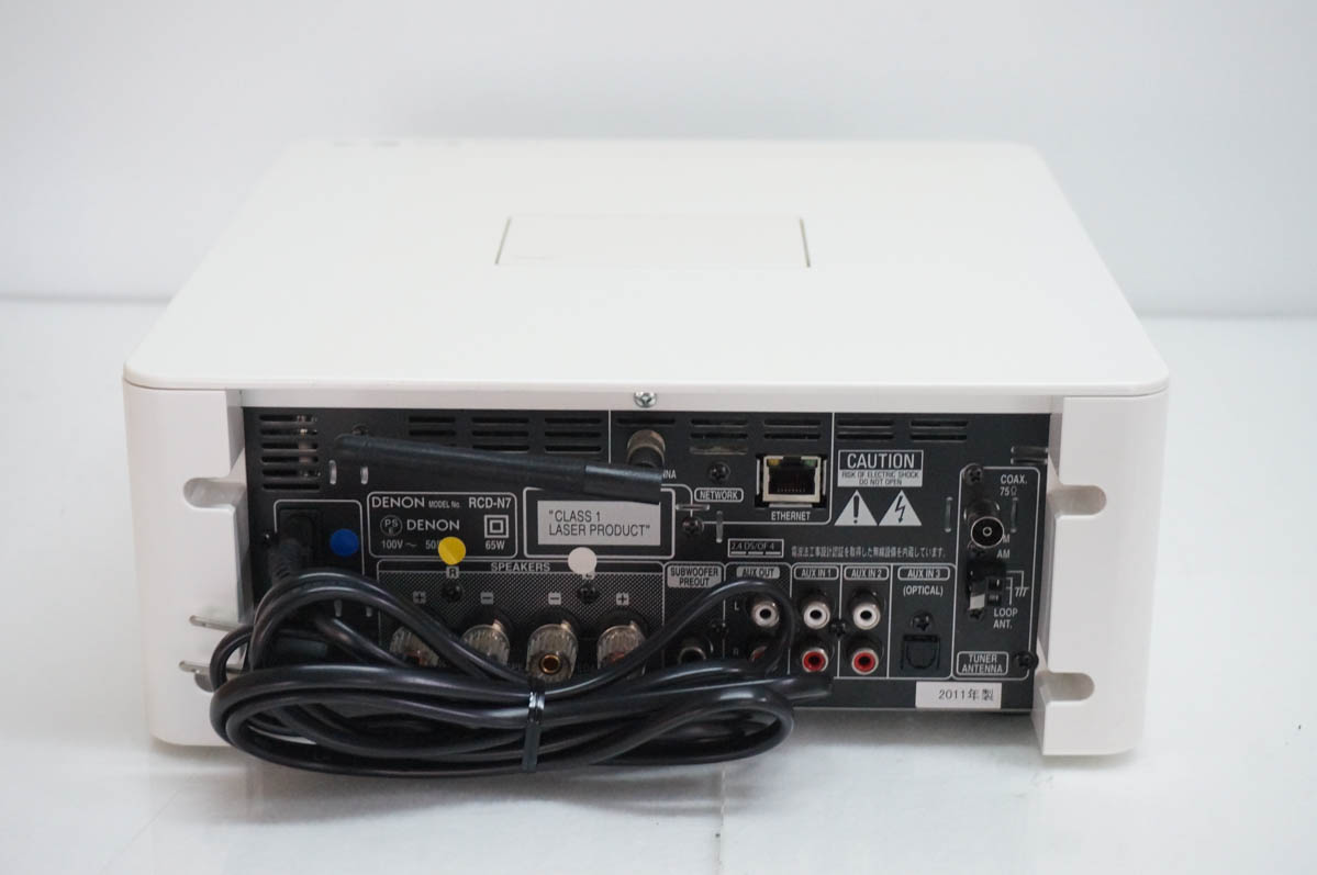［中古］Denon RCD-N7 ネットワークCDレシーバー 中古 DENONデノン ネットワークCDレシーバー RCD-N7 ホワイト : エス