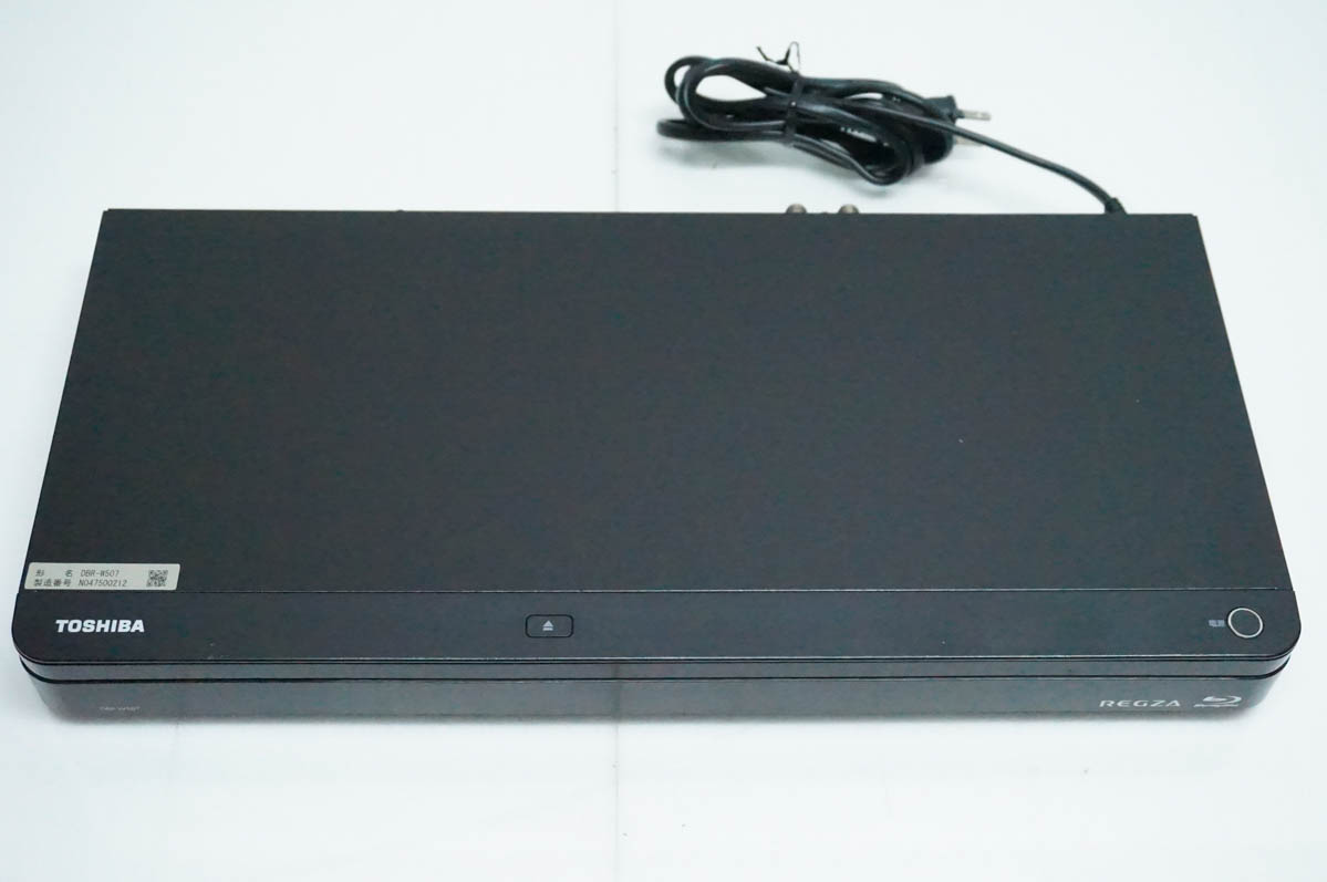 レグザ TOSHIBA ブルーレイレコーダー DBR-W507 東芝 REGZAブルーレイ