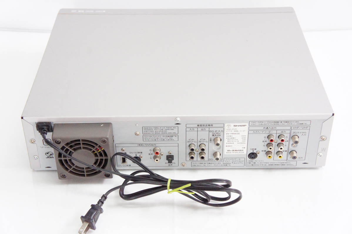 中古 SHARPシャープ DVDプレーヤー一体...の詳細画像2