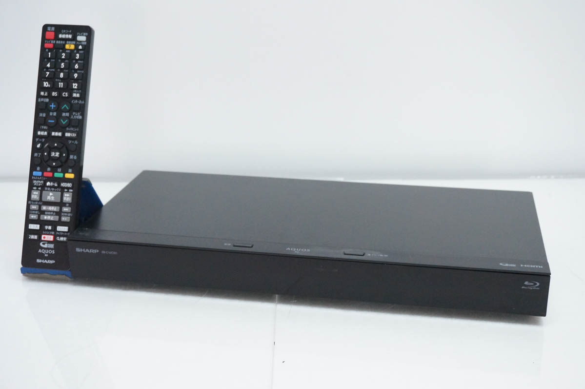 ブルーレイレコーダー スリム ブラック シャープ2B-C10CW1中古［値下可］ 中古 SHARPシャープ BDレコーダー AQUOSアクオスブルーレイ 2B-C10CW1