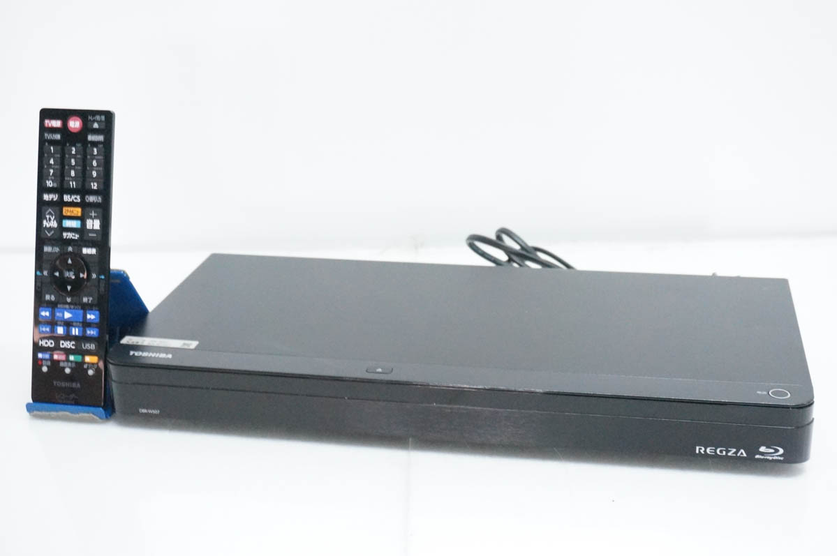 中古 東芝TOSHIBA ブルーレイレコーダー DBR-W507 Wチューナー レグザ