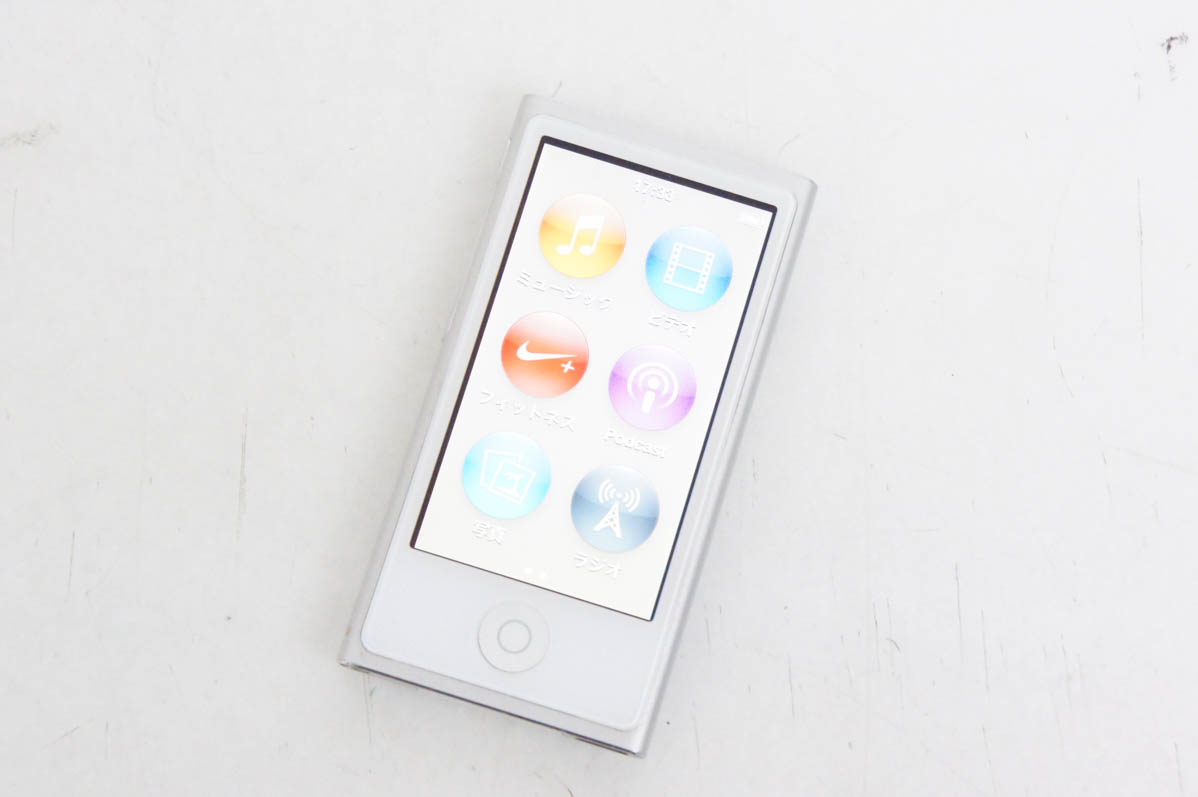 【極美品】iPod nano 第7世代 16GB シルバー　MD480J/A l_K0000416743.jpg