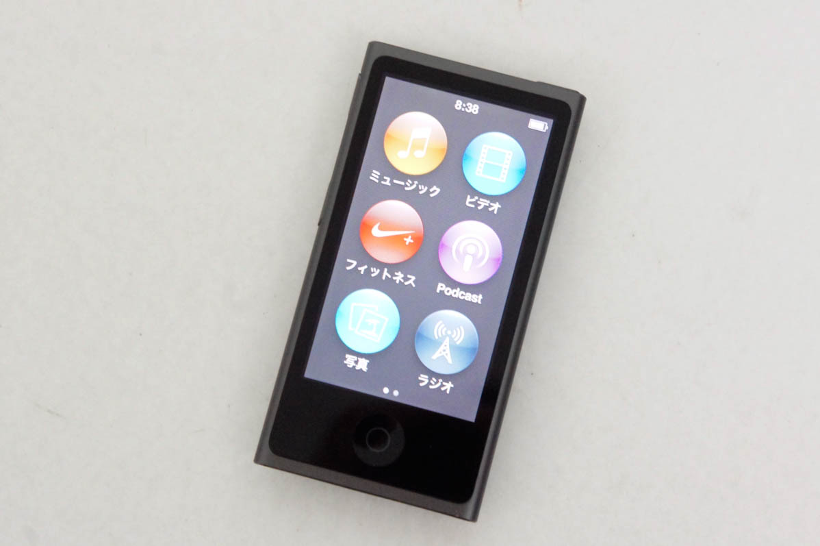 中古 Appleアップル 第7世代 iPod nano 16GB スペースグレイ MKN52J｜snet-shop