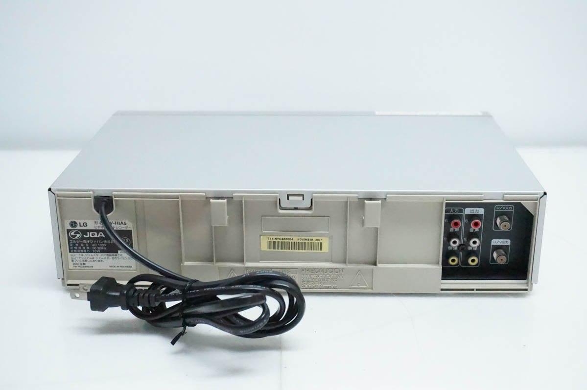 LGビデオデッキGV-HIA5   ほぼ未使用 中古 LGエレクトロニクス Hi-Fiビデオデッキ GV-HIA5 : エスネット