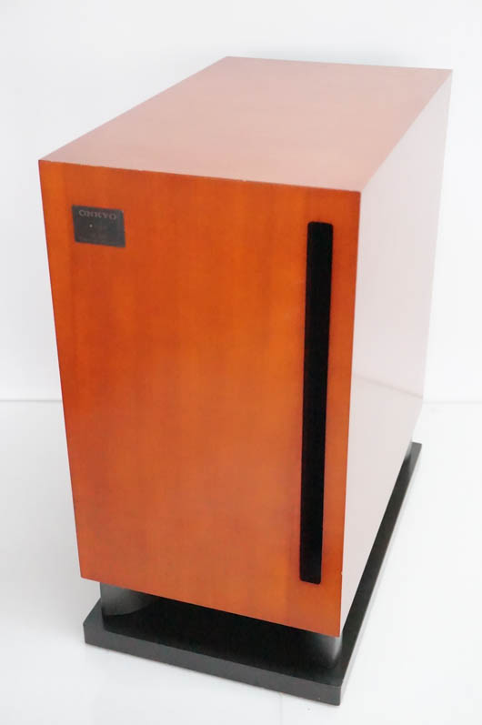 中古 ONKYOオンキヨー アンプ内蔵サブウーファーシステム 75W SL-207