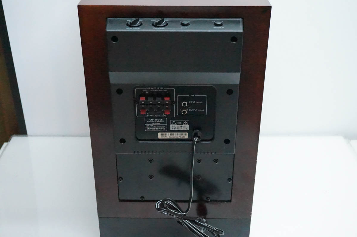中古 ONKYOオンキヨー サブウーファーシステム SL-D500 : エスネット