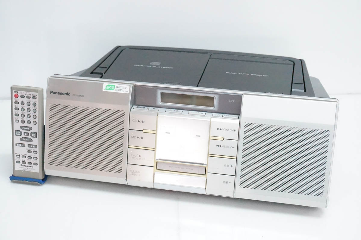 Panasonic RX-MDX85 CD・MD・カセットデッキ 中古 Panasonicパナソニック パーソナルMDシステム CD／MD／カセット