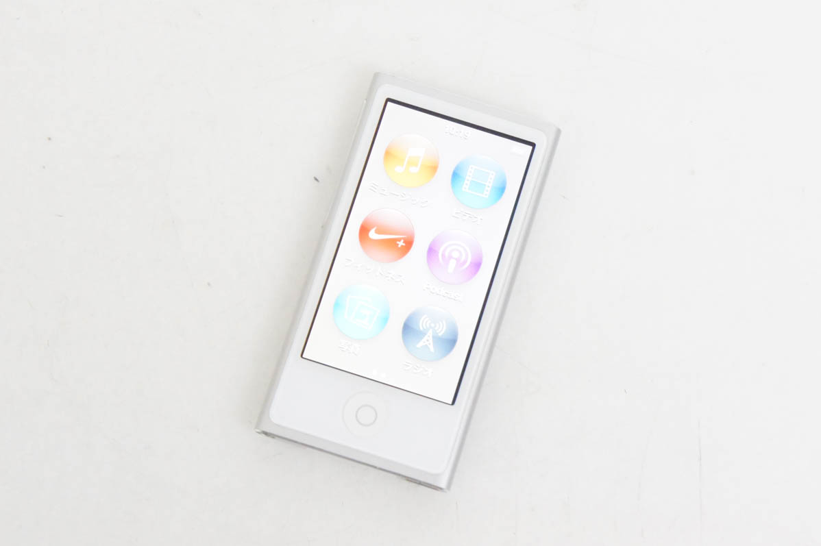 中古 Appleアップル 第7世代 iPod nano 16GB シルバー MD480J : エス