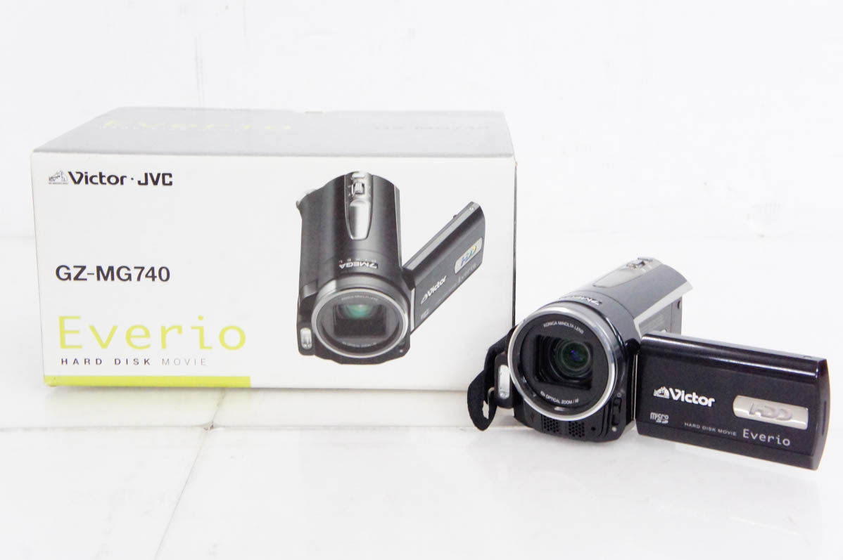 中古 JVC Victorビクター エブリオEverio ビデオカメラ GZ-MG740 40GB｜snet-shop