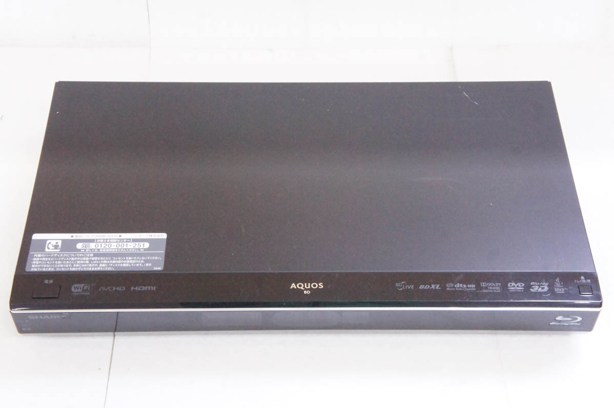 中古 SHARPシャープ ブルーレイレコーダー BD-T510 トリプルチューナー