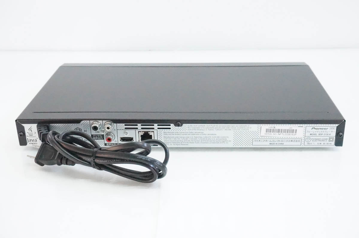 中古 Pioneerパイオニア ブルーレイディスクプレーヤー BDP-3130 BD
