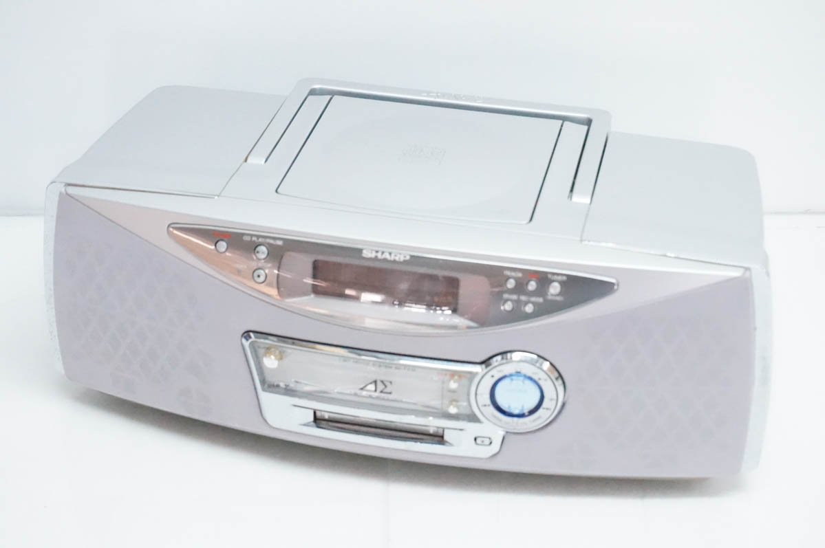 中古 SHARPシャープ 1ビットMD/CDシステム Auvi CD／MD／ラジオ MDLP