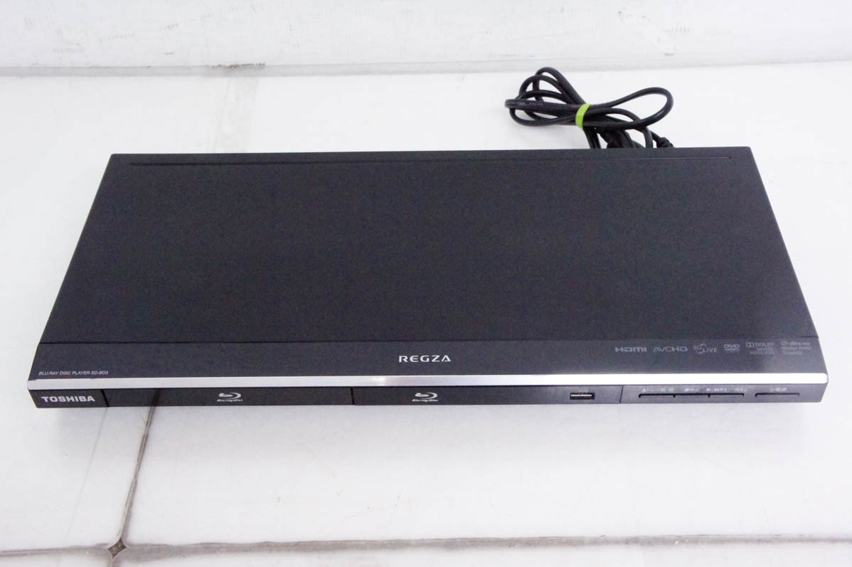 【動作確認済】TOSHIBA REGZA SD-BD3 ブルーレイプレーヤー TOSHIBA ブルーレイプレーヤー 東芝、BDプレーヤー「REGZA