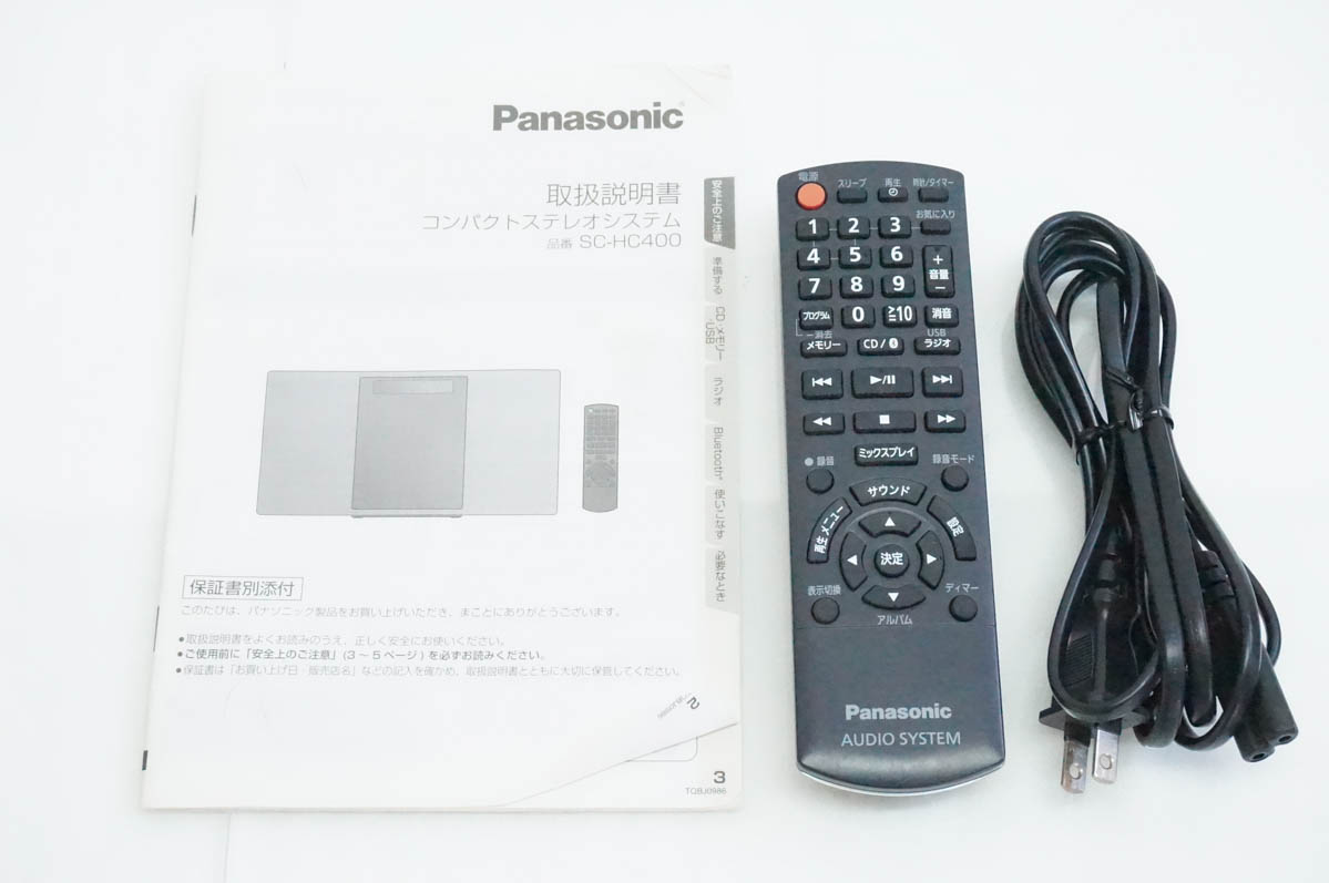 中古 Panasonicパナソニック コンパクトステレオシステム SC-HC400 Bluetooth対応_4
