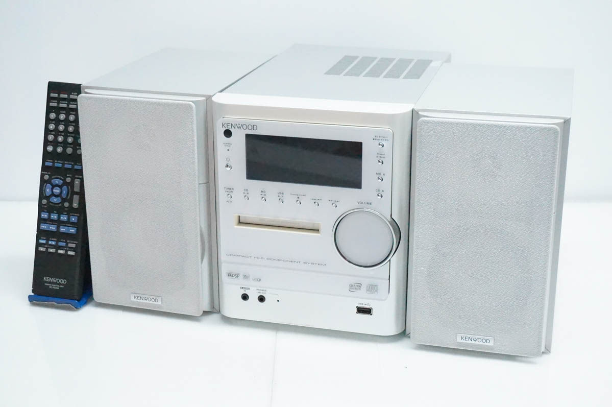 【推奨の逸品】KENWOOD NDL-100MD CD/MDミニコンポ 中古 KENWOODケンウッド CD/USBコンパクトHi-Fiシステム CD／MD／USB
