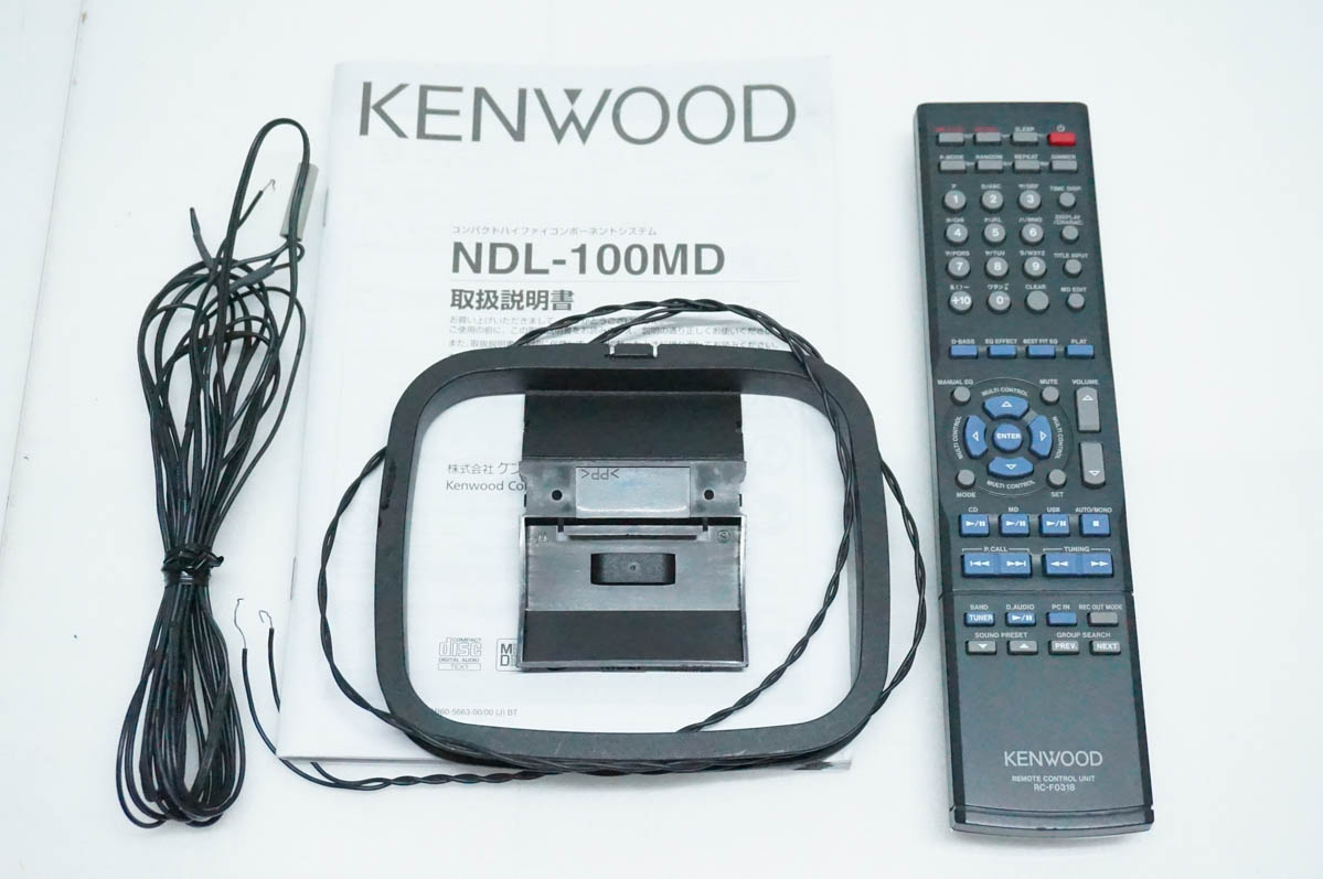 中古 KENWOODケンウッド CD/USBコンパクトHi-Fiシステム CD／MD／USB