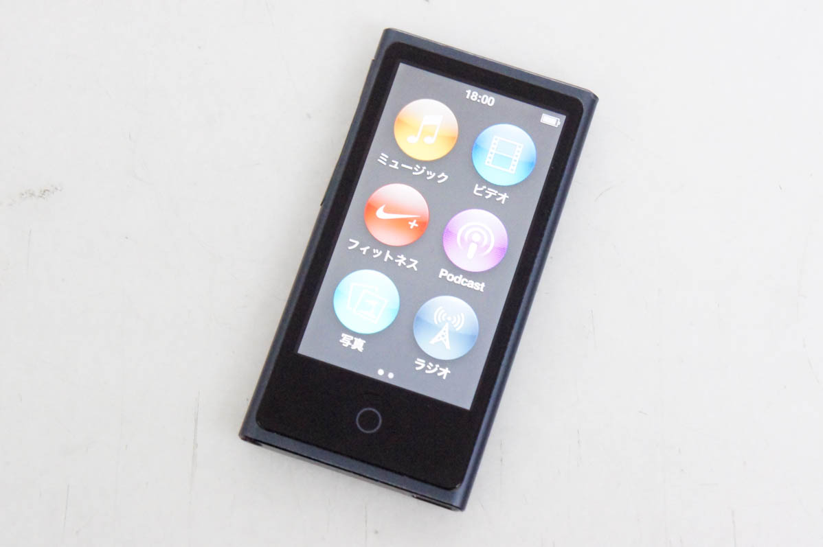 中古 Appleアップル 第7世代 iPod nano 16GB スレート MD481J : エス