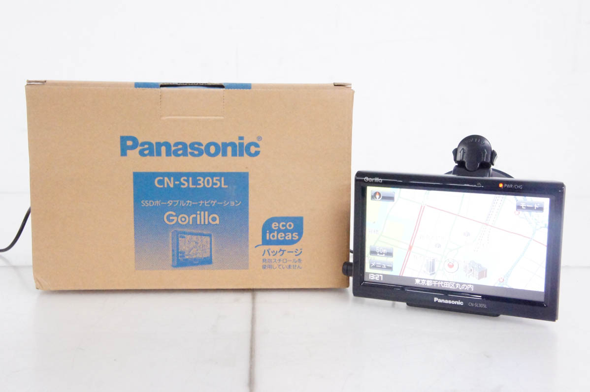 中古 Panasonicパナソニック 5V型 SSDポータブルカーナビゲーション CN