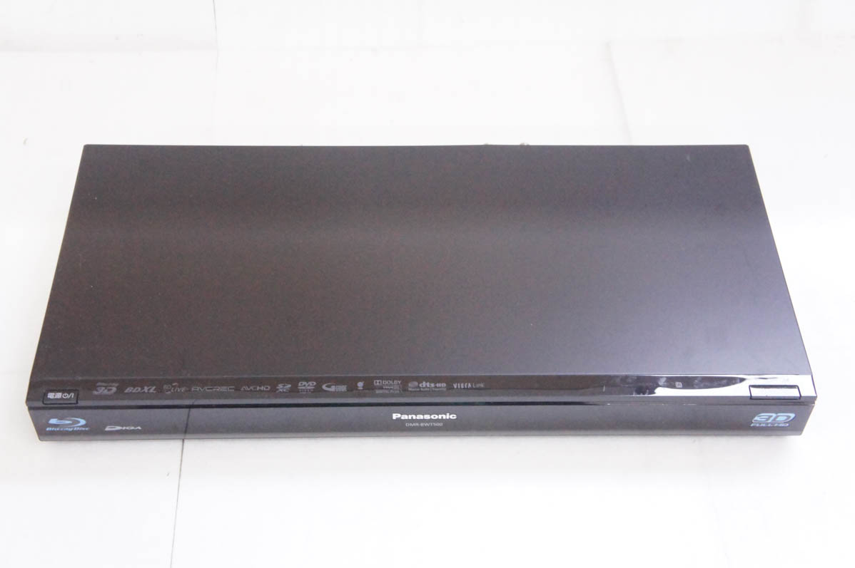 中古 Panasonicパナソニック ハイビジョンブルーレイディスクレコーダー DMR-BWT500 HDD500GB 3Dディスク対応の画像