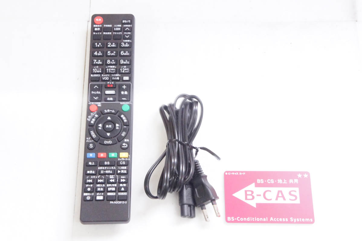 中古 Panasonicパナソニック ハイビジョンブルーレイディスクレコーダー DMR-BWT500 HDD500GB 3Dディスク対応の画像